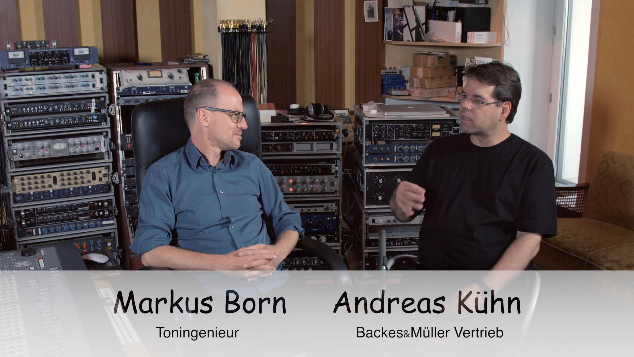Wie entsteht eine Musikaufnahme - Andreas Kühn bei Markus Born